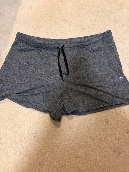 GAP Pants - Gap Fit Women's Heather Charcoal Lounge Shorts with Drawstring XL